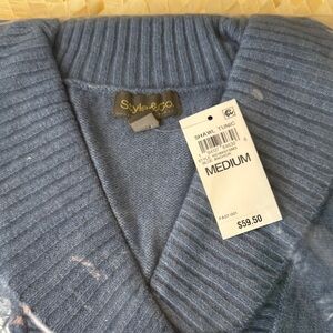 Style & Co. Soft Blue Knit Tunic size M NWT